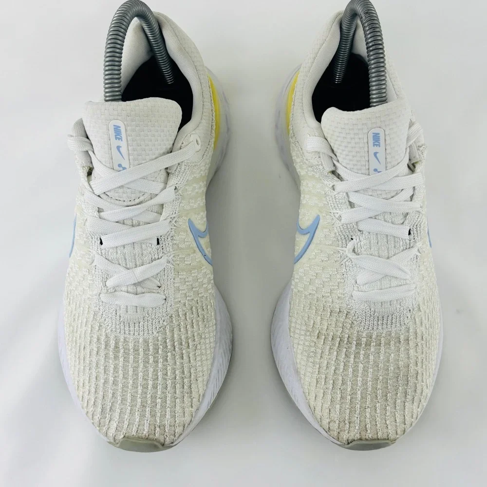 Nike React Infinity Run Flyknit 3 'White Light Marine' DD3024-100 Women's Sz 7.5